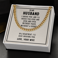 Cuban Link Chain - For Husband