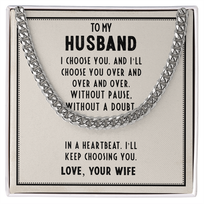 Cuban Link Chain - For Husband