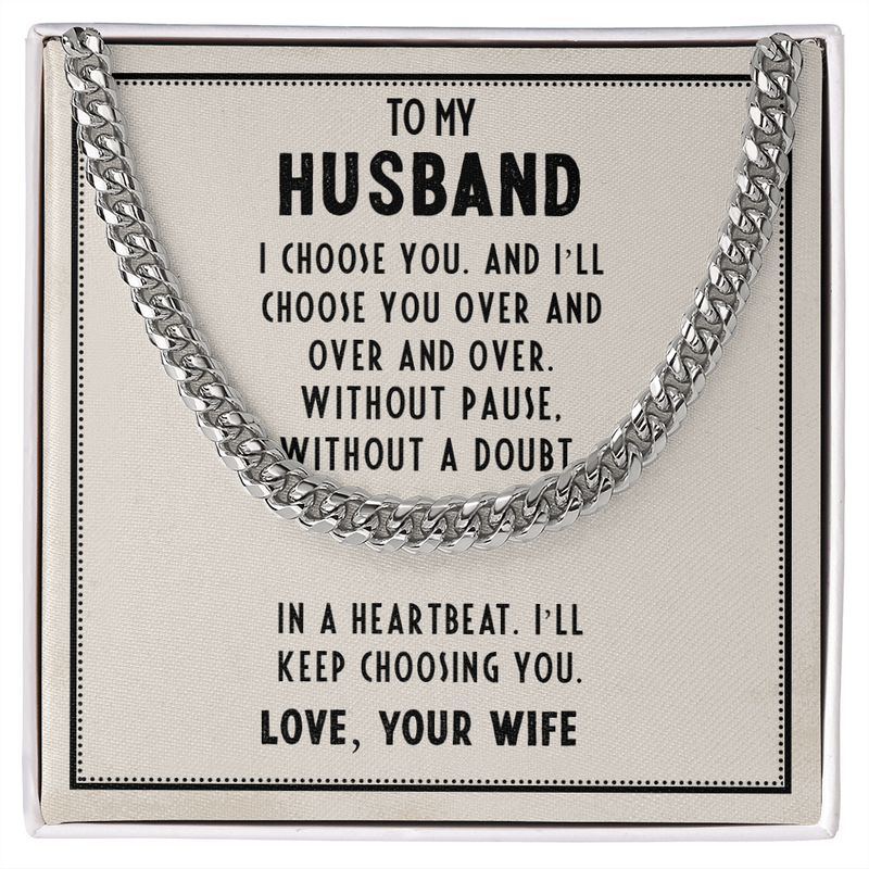 Cuban Link Chain - For Husband